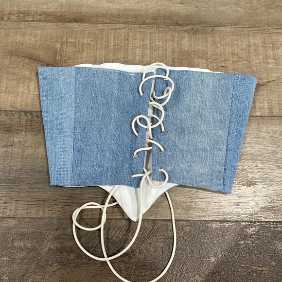 Brand new Sami Miro Vintage denim corset top - Picture 4 of 5